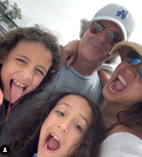 Bev Land with his family